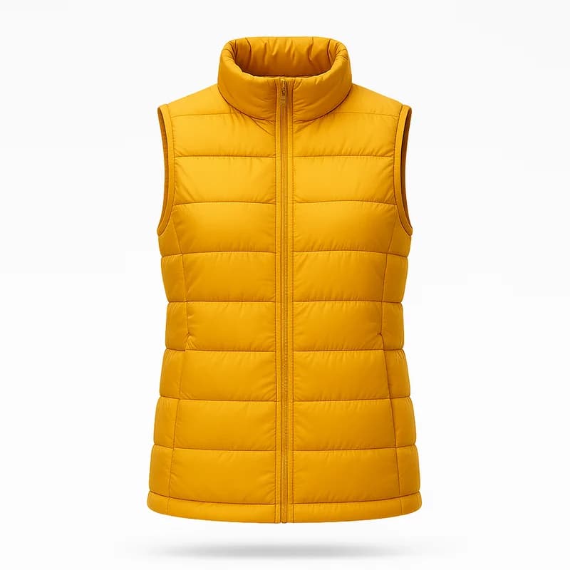 Parka Pluma sin Mangas